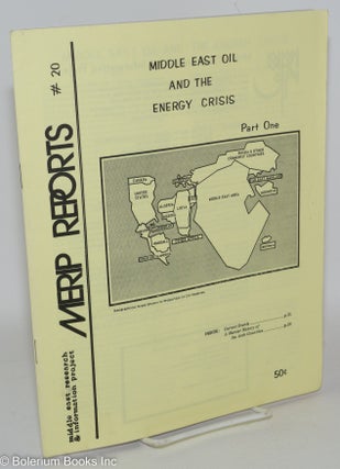 Cat.No: 287270 MERIP Reports, No. 20 [September 1973