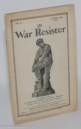 Cat.No: 287361 The War Resister, No. 45, Summer (June) 1939