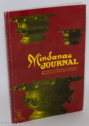 Cat.No: 287437 Mindanao Journal: Volume 1, Number 4
