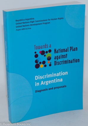 Cat.No: 287448 Toward a national plan against discrimination: discrimination in...