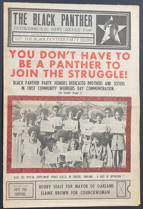 Cat.No: 287548 The Black Panther Intercommunal News Service. Vol. VIII no. 19, July 29, 1972