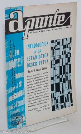 Cat.No: 287740 Apunte [in English: "Note", July 1970, no. 22