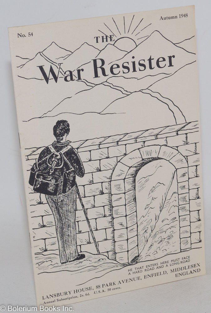 Cat.No: 287796 The War Resister, No. 54, Autumn 1948 [reprint and summarization]