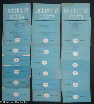 Cat.No: 287920 Communist Review. [18 issues, 1948-1951 fragmentary run