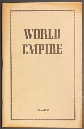 Cat.No: 288015 World Empire. George W. Armstrong