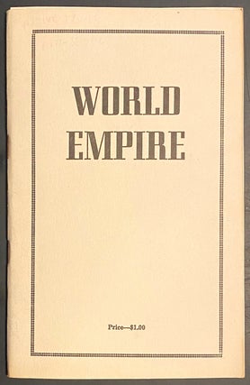 Cat.No: 288016 World Empire. George W. Armstrong