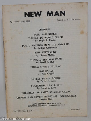 Cat.No: 288066 New Man, April-May-June 1969, vol. 21, no. 4,5,6. Kenneth Leslie