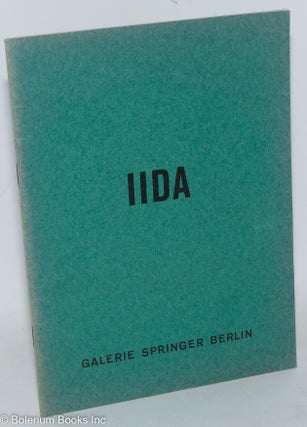 Cat.No: 288139 Yoshikuni Iida: 17. Juni-19. Juli 1967. Yoshikuni Iida