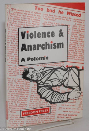 Cat.No: 288165 Violence and anarchism. Vernon Richards