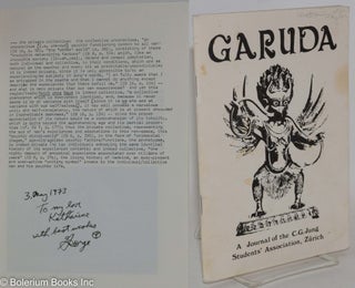 Cat.No: 288198 Garuda; a journal of the C.G. Jung Students' Association, no. 1 (Spring...