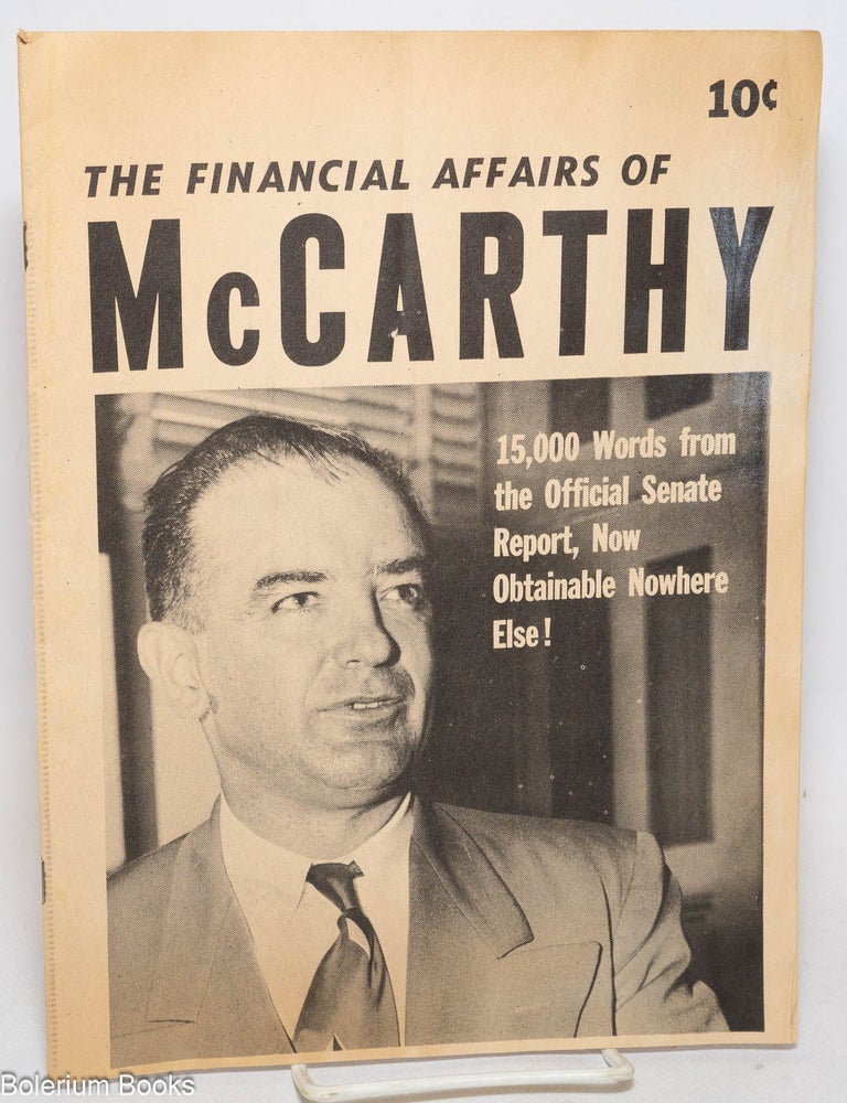 Cat.No: 288259 The Financial Affairs of McCarthy