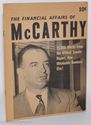 Cat.No: 288259 The Financial Affairs of McCarthy
