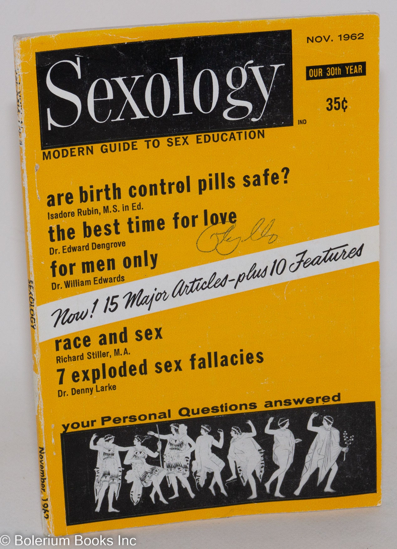 Sexology A Modern Guide To Sex Education Vol 29 4 Nov 1962 Are Birth Control Pills Safe 3107