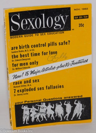 Cat.No: 288329 Sexology: a modern guide to sex education; vol. 29, #4, Nov., 1962; Are...
