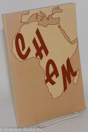 Cat.No: 288392 CHAM; cultures histoires afrique mediterranee, no. 1, 1988