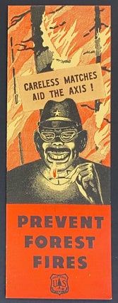 Cat.No: 288431 Careless matches aid the Axis! Prevent forest fires [bookmark
