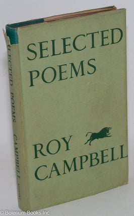 Cat.No: 288484 Selected Poems. Roy Campbell