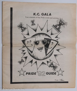 Cat.No: 288501 K. C. Gala: your schedule of Gay Pride events & activities; Pride '92...