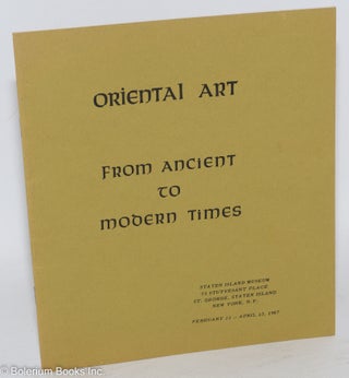 Cat.No: 288644 Oriental Art: From Ancient to Modern Times