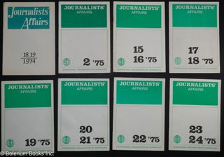Cat.No: 288873 Journalist' Affairs [8 issues