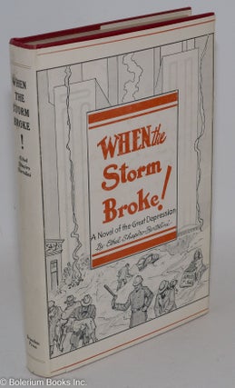 Cat.No: 288895 When the storm broke; a novel of the Great Depression, 1929-1933. Ethel...