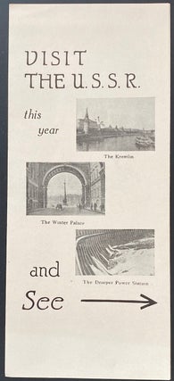 Cat.No: 288955 Visit the USSR this year and see... [Russian fascist parody travel brochure