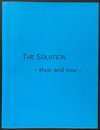 Cat.No: 288967 The solution - then and now