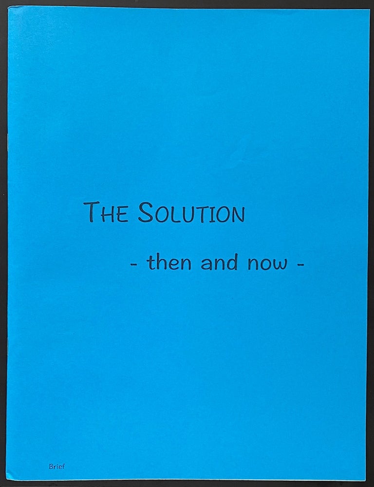 Cat.No: 288967 The solution - then and now