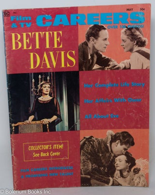 Cat.No: 289001 Film & TV Careers: vol. 1, #3, May 1964: Bette Davis. Bette David, Sid...