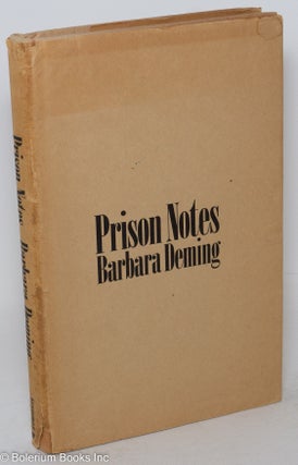 Cat.No: 289005 Prison notes. Barbara Deming