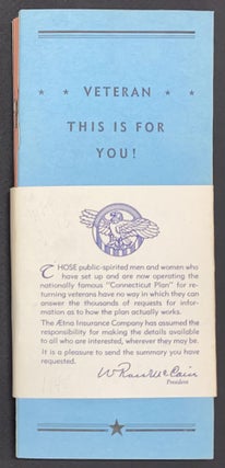 Cat.No: 289020 [Set of eight booklets describing the "Connecticut Plan" for...