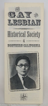 Cat.No: 289128 The Gay & Lesbian Historical Society of Northern california [brochure