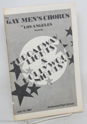 Cat.No: 289144 Gay Men's Chorus of Lod Angeles presents "Broadway Lights & Hollywood...