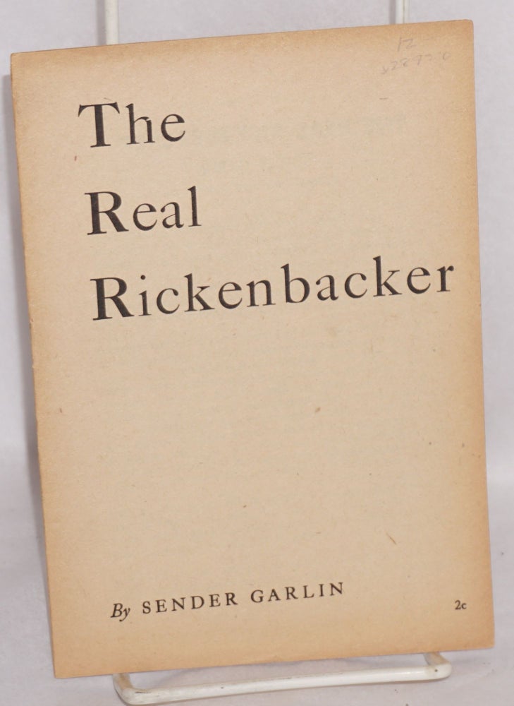 Cat.No: 28920 The real Rickenbacker. Sender Garlin.
