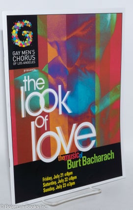 Cat.No: 289339 The Look of Love: the music of Burt Bacharach July 21-23, Alex Theatre,...