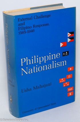 Cat.No: 289504 Philippine Nationalism: External Challenge and Filipino Response,...