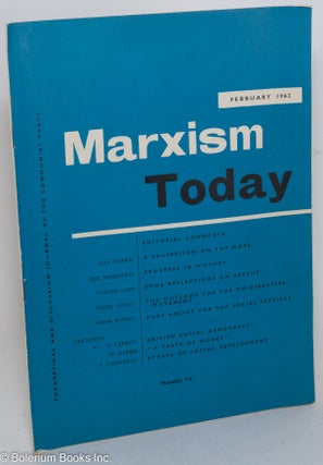 Cat.No: 289541 Marxism Today, Febuary 1962 [Vol. 6, No. 2] Theoretical Discussion journal...