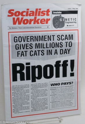 Cat.No: 289724 Socialist Worker, For Workes' Power and International Socialism [New...