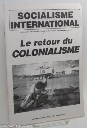 Cat.No: 289738 Socialisme International, No. 57, Julliet-aout 1993