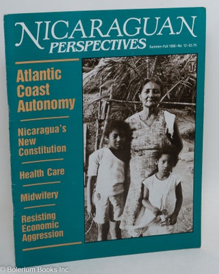 Cat.No: 289747 Nicaraguan Perspectives, No. 12, Summer-Fall 1986. Jim Eitel, contributing ed
