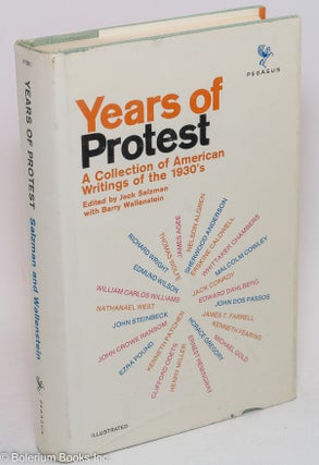 Cat.No: 289760 Years of protest: a collection of American writings of the 1930's. Jack...