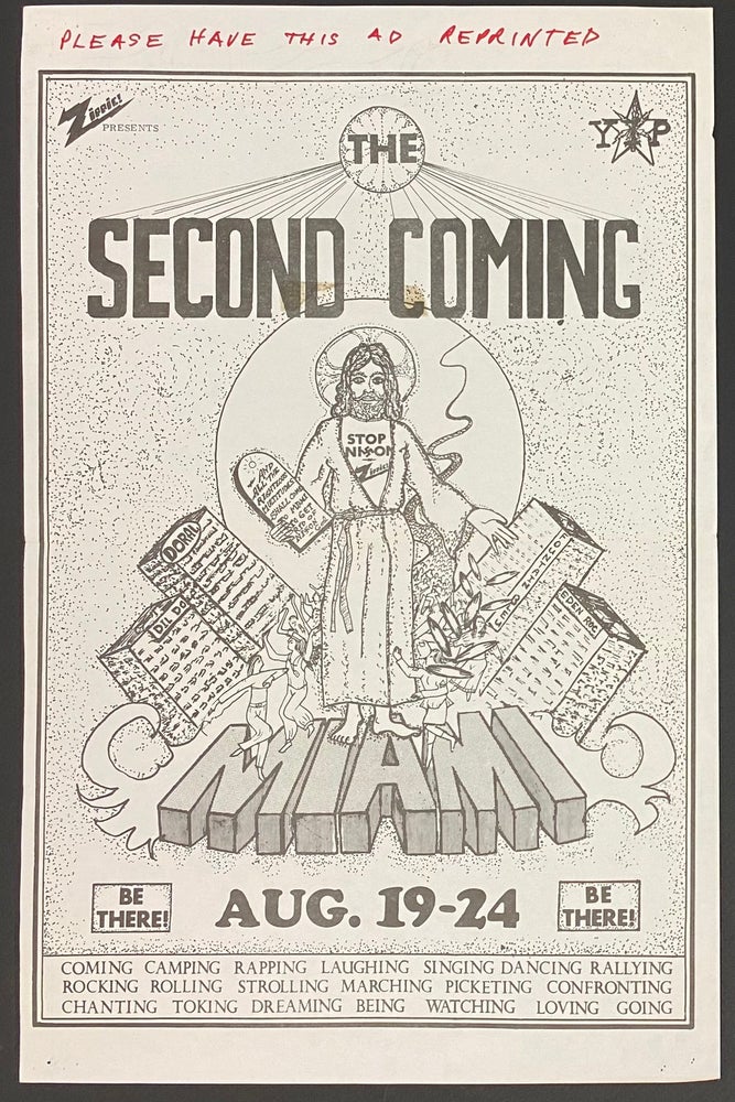 Cat.No: 289860 Zippie! presents: The Second Coming. Miami. Be there! Aug. 19-24 [poster]