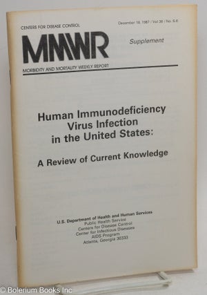 Cat.No: 289868 MMWR, Morbidity and Mortality weekly report: supplement; vol. 36/no. S-6,...