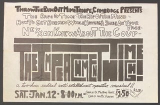 Cat.No: 289922 Throw the Bum Out Mime Troupe, Cambridge, presents The Rape of Time, or...
