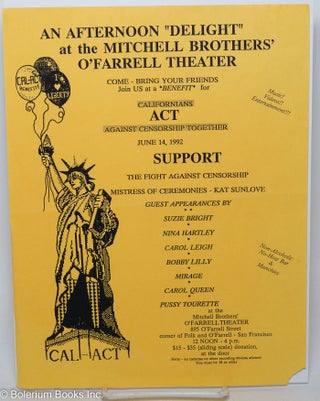 Cat.No: 289925 An Afternoon "Delight" at the Mitchell Brothers O'Farrell Theater...