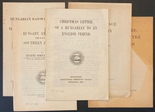 Cat.No: 290058 [Group of five pamphlets from the Hungarian Territorial Integrity League