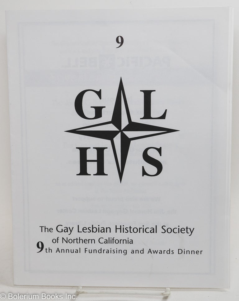 Cat.No: 290200 GLHS 9: The Gay & Lesbian Historical Society of Northern
