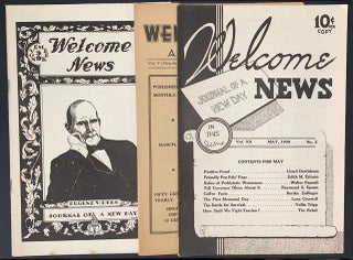 Cat.No: 290246 Welcome news; a journal of the new day [three issues