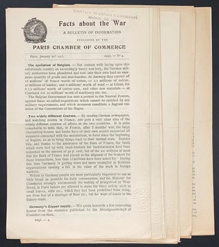 Cat.No: 290272 Facts about the War: a bulletin of information [18 issues
