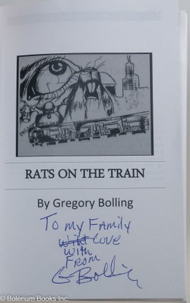 Rats on the train; a screenplay novel drama-horror
